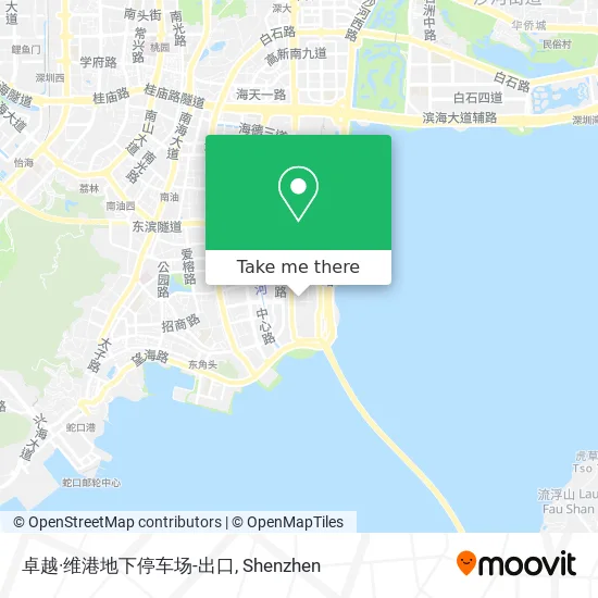 卓越·维港地下停车场-出口 map