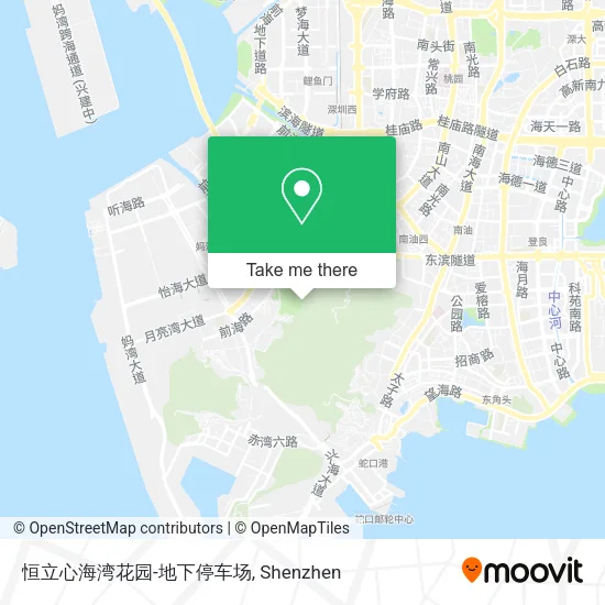 恒立心海湾花园-地下停车场 map