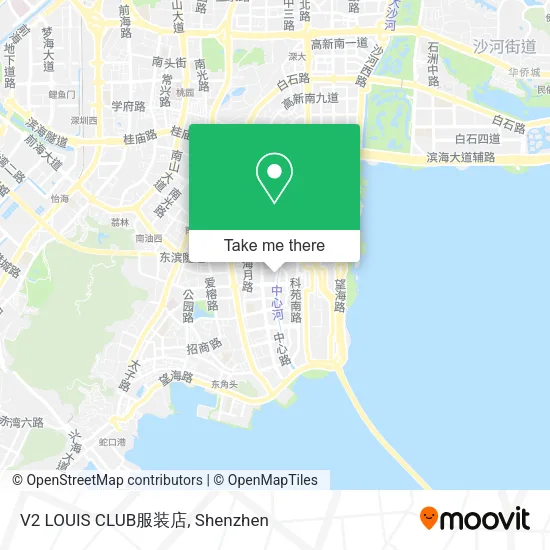 V2 LOUIS CLUB服装店 map