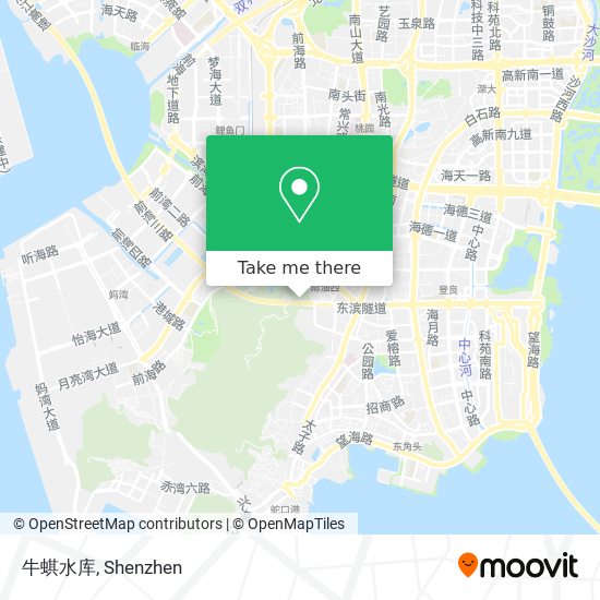 牛蜞水库 map