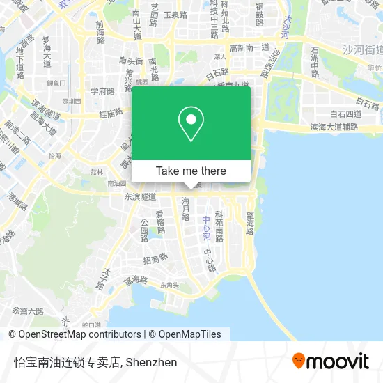 怡宝南油连锁专卖店 map