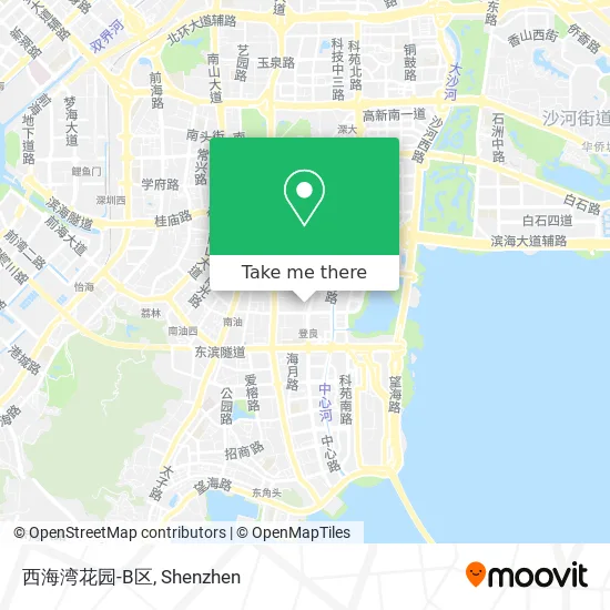 西海湾花园-B区 map