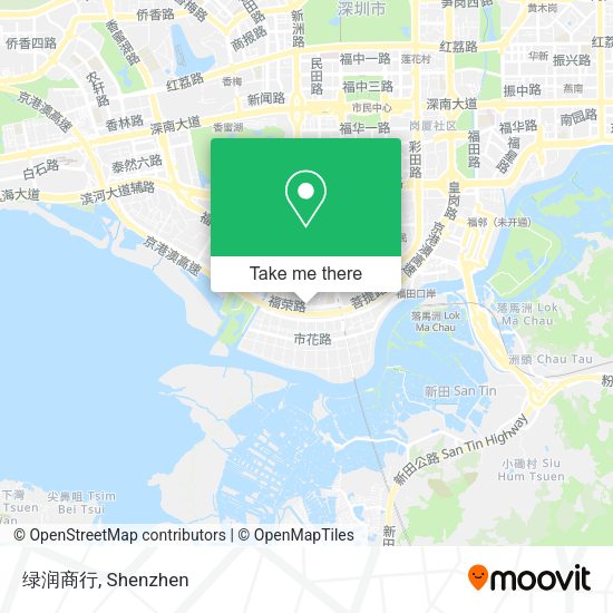 绿润商行 map