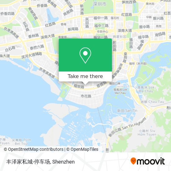 丰泽家私城-停车场 map