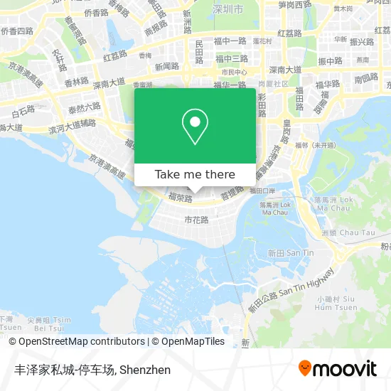丰泽家私城-停车场 map