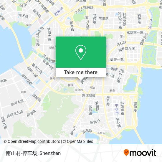 南山村-停车场 map