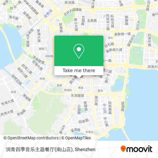 润青四季音乐主题餐厅(南山店) map