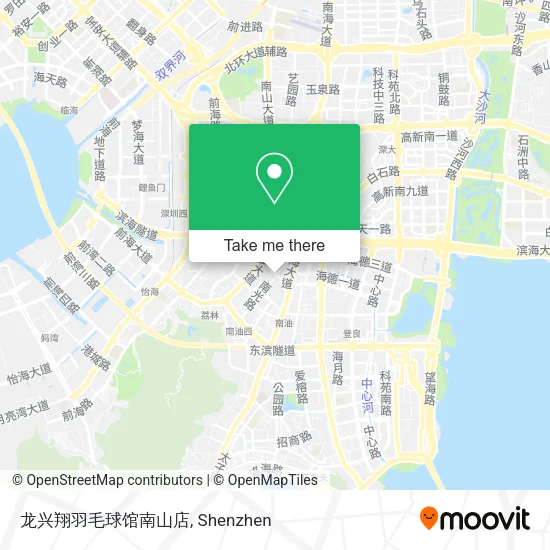 龙兴翔羽毛球馆南山店 map
