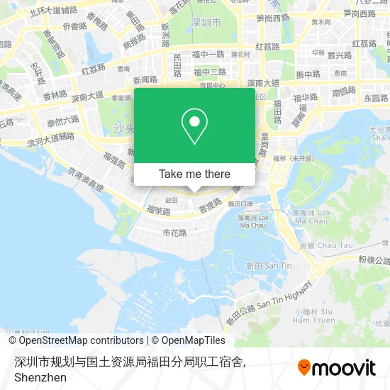 深圳市规划与国土资源局福田分局职工宿舍 map