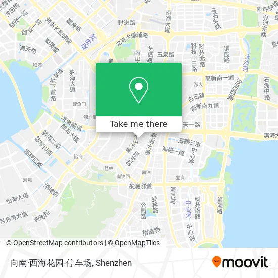 向南·西海花园-停车场 map