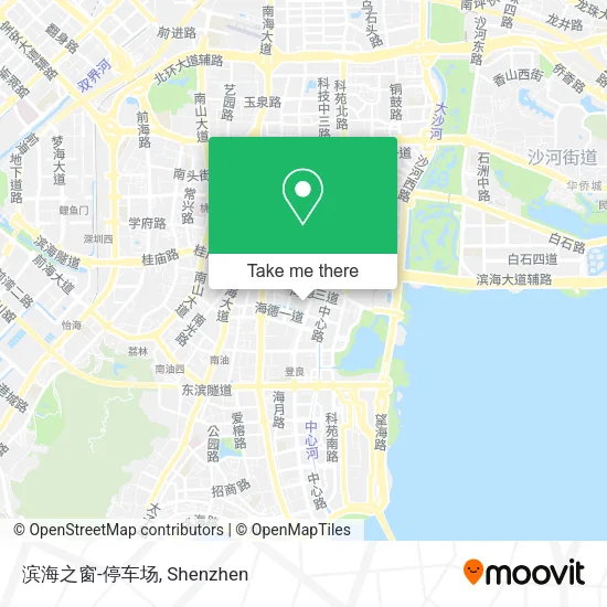 滨海之窗-停车场 map