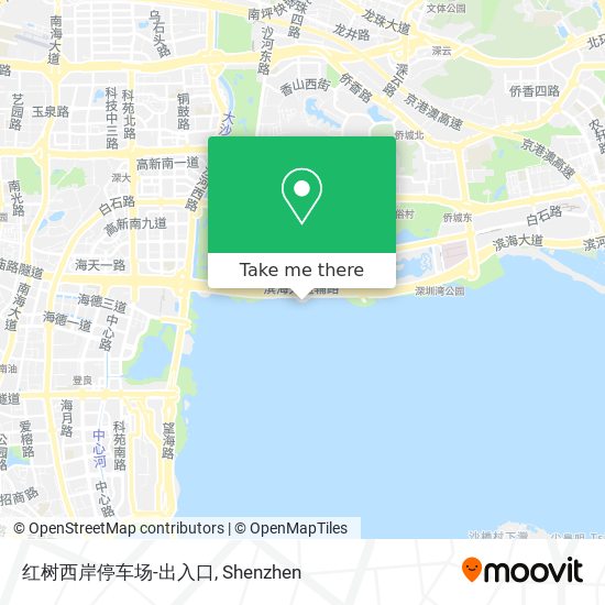 红树西岸停车场-出入口 map