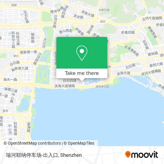 瑞河耶纳停车场-出入口 map