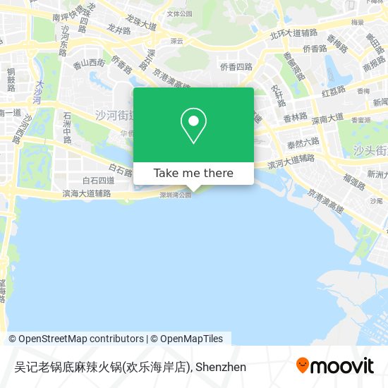 吴记老锅底麻辣火锅(欢乐海岸店) map