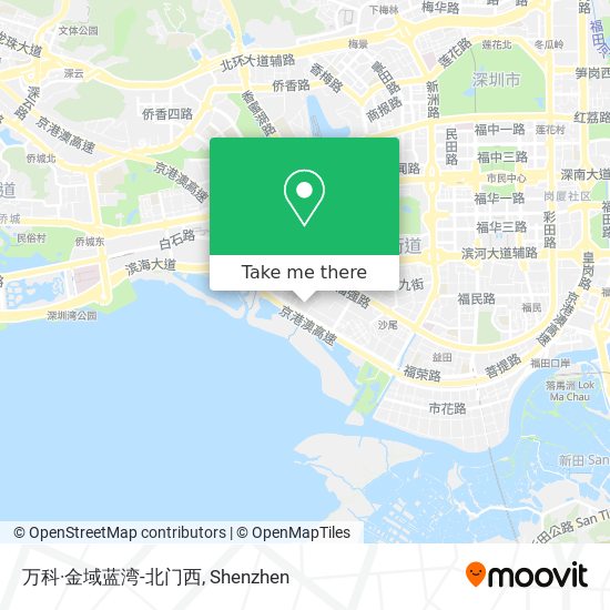 万科·金域蓝湾-北门西 map