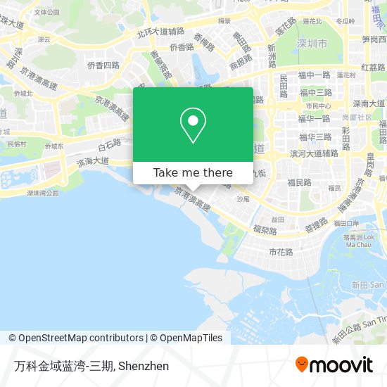 万科金域蓝湾-三期 map