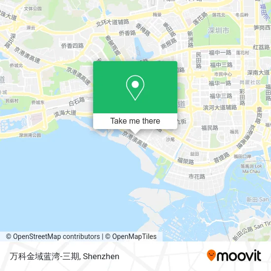 万科金域蓝湾-三期 map