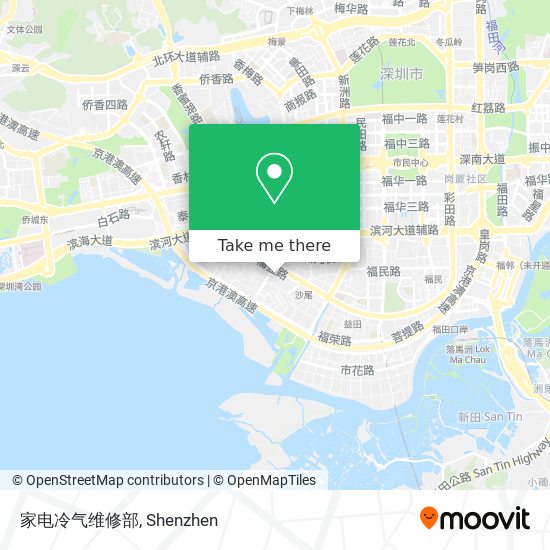 家电冷气维修部 map