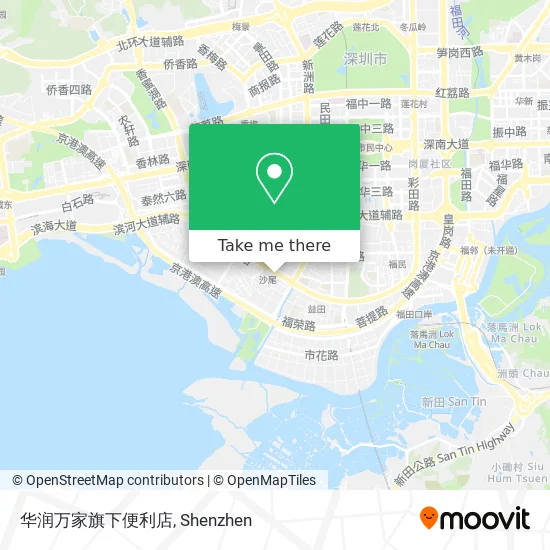 华润万家旗下便利店 map