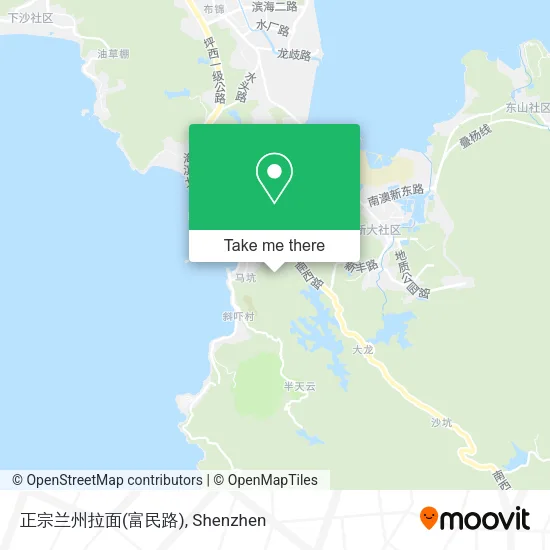 正宗兰州拉面(富民路) map
