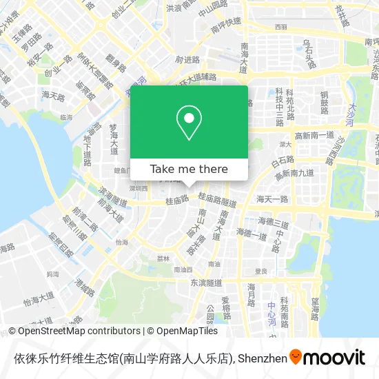 依徕乐竹纤维生态馆(南山学府路人人乐店) map