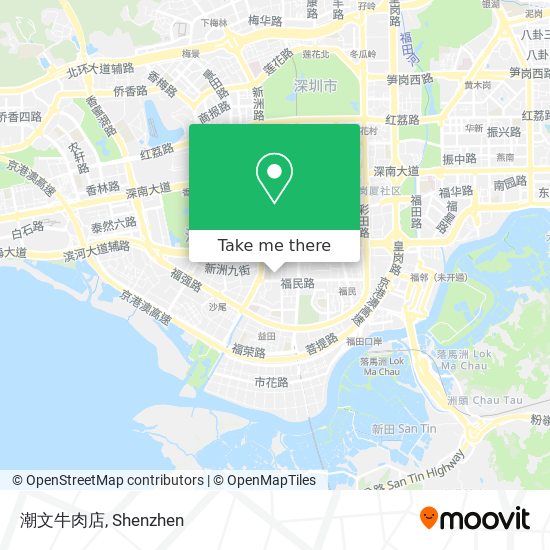 潮文牛肉店 map