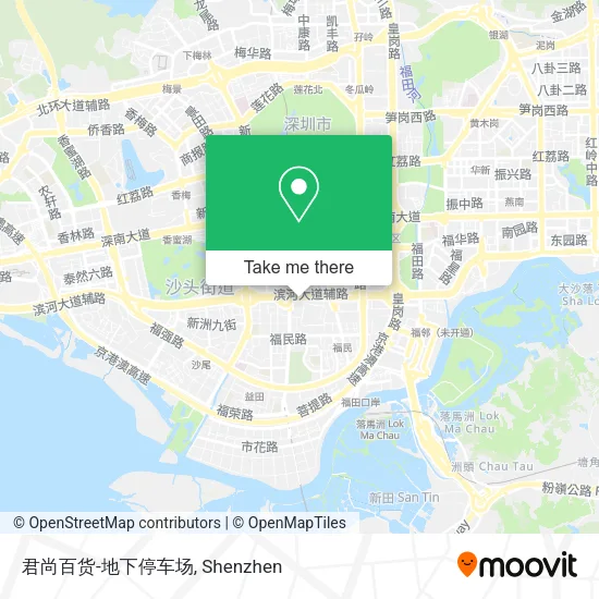 君尚百货-地下停车场 map