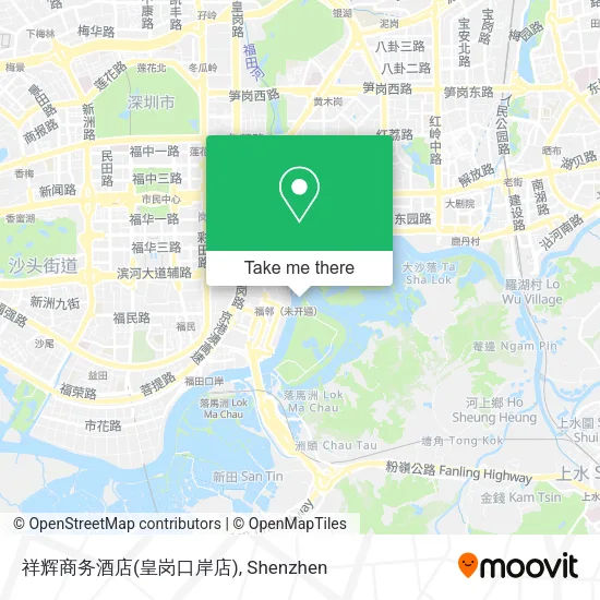 祥辉商务酒店(皇岗口岸店) map