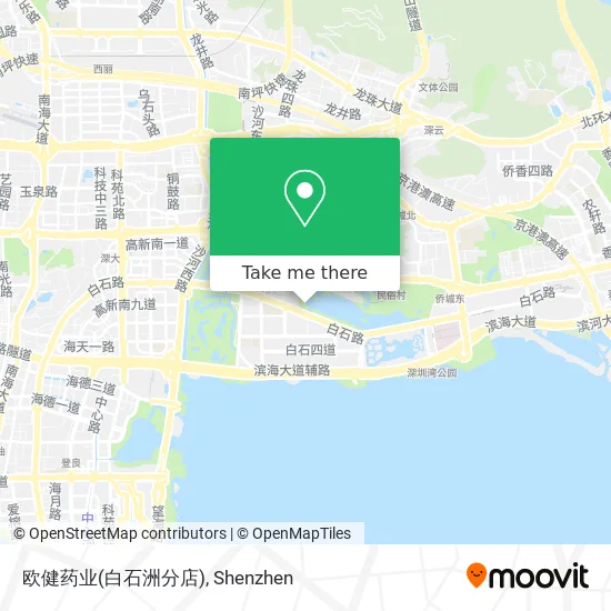 欧健药业(白石洲分店) map