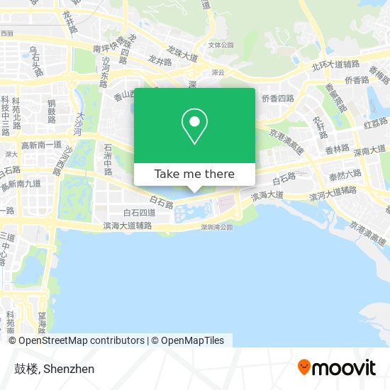 鼓楼 map