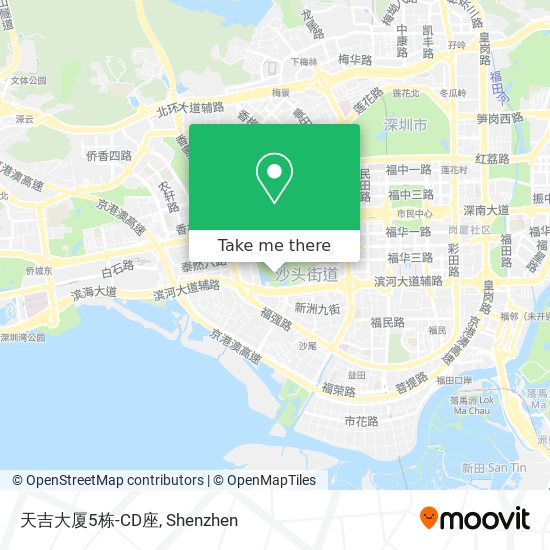天吉大厦5栋-CD座 map