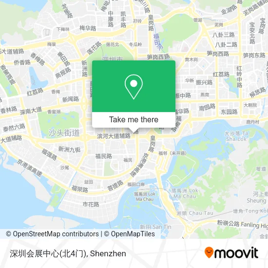 深圳会展中心(北4门) map