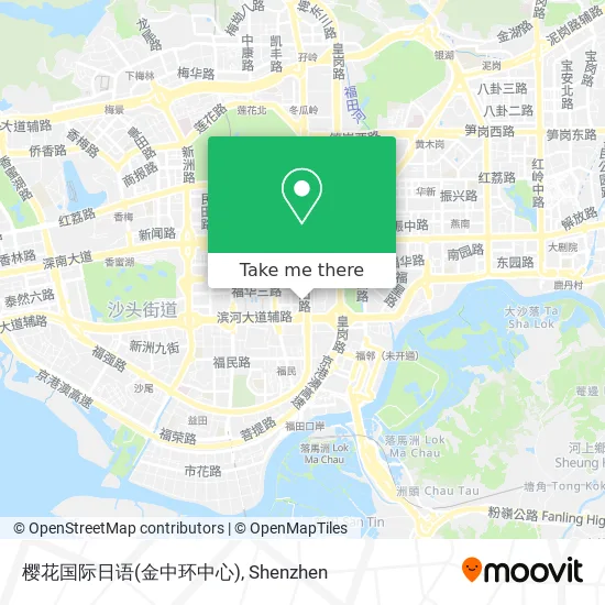 樱花国际日语(金中环中心) map