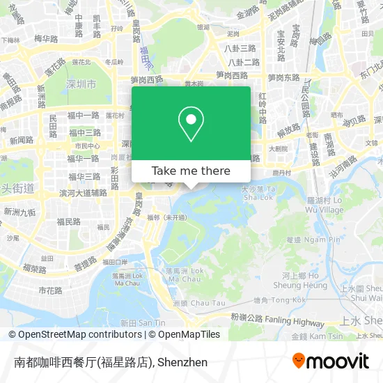 南都咖啡西餐厅(福星路店) map