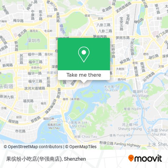 果缤纷小吃店(华强南店) map