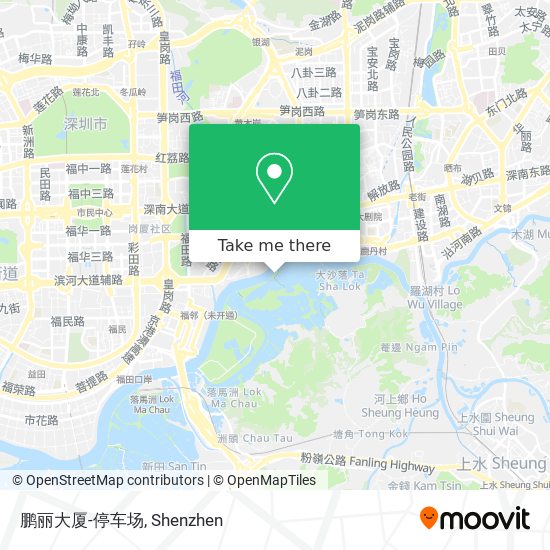 鹏丽大厦-停车场 map