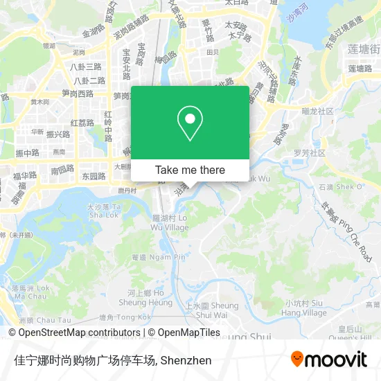 佳宁娜时尚购物广场停车场 map