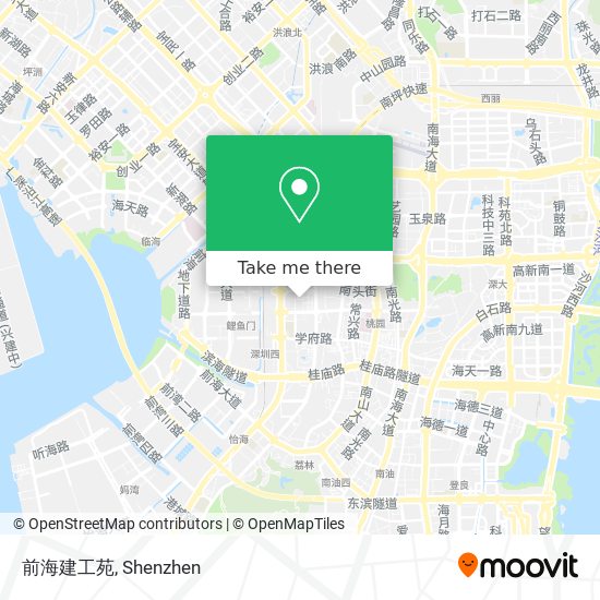 前海建工苑 map