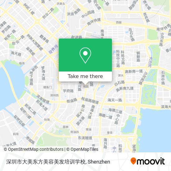 深圳市大美东方美容美发培训学校 map