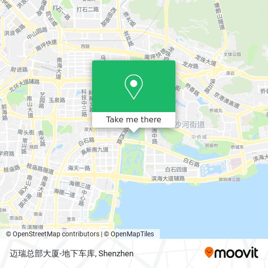 迈瑞总部大厦-地下车库 map