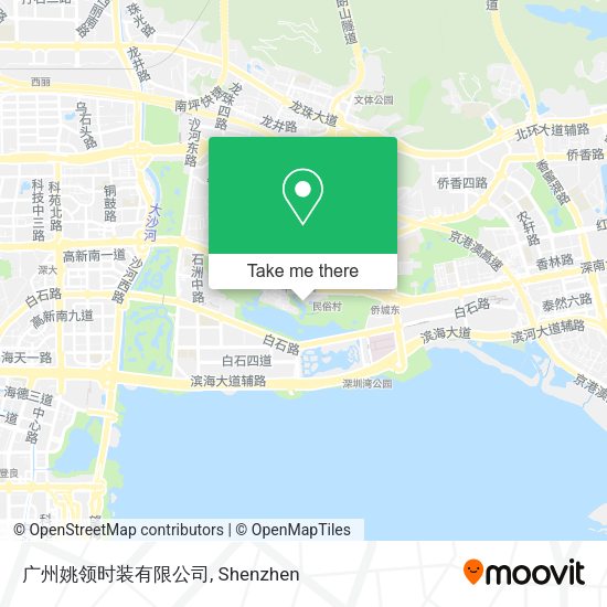 广州姚领时装有限公司 map