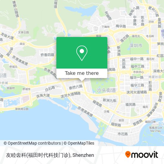 友睦齿科(福田时代科技门诊) map