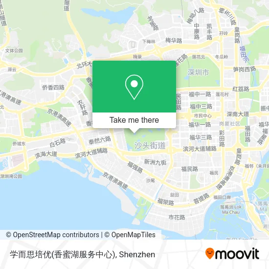 学而思培优(香蜜湖服务中心) map