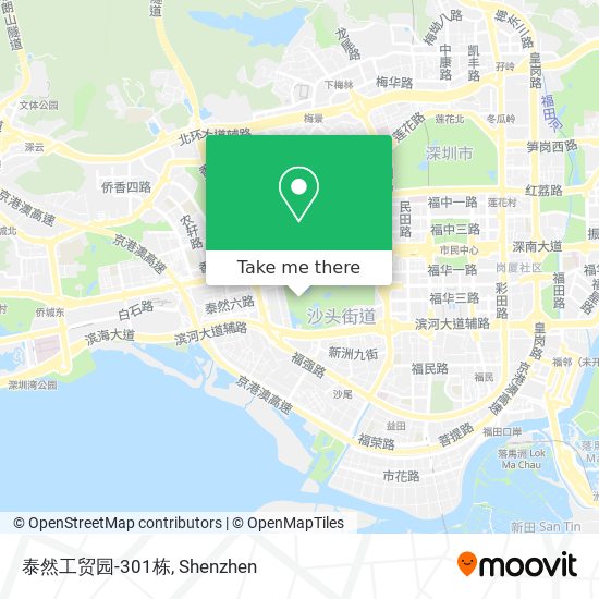 泰然工贸园-301栋 map