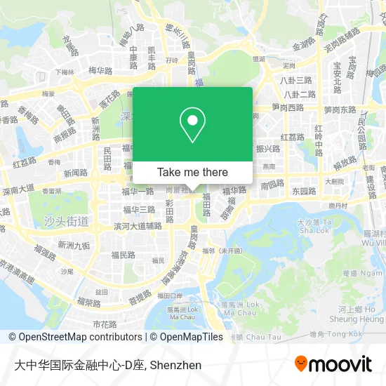 大中华国际金融中心-D座 map