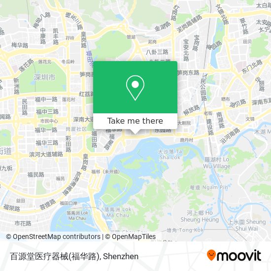 百源堂医疗器械(福华路) map