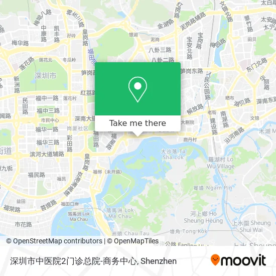 深圳市中医院2门诊总院-商务中心 map