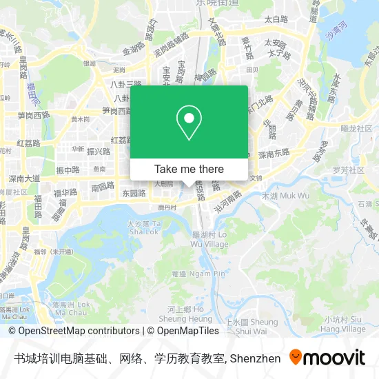 书城培训电脑基础、网络、学历教育教室 map