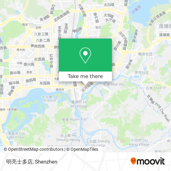 明亮士多店 map