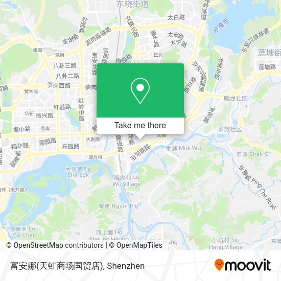 富安娜(天虹商场国贸店) map